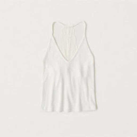 A&F Cozy Lace Sleep Cami - Picture 1 of 3